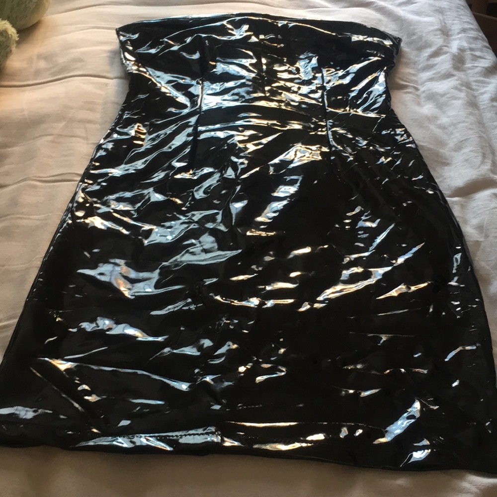 Black spandex dress